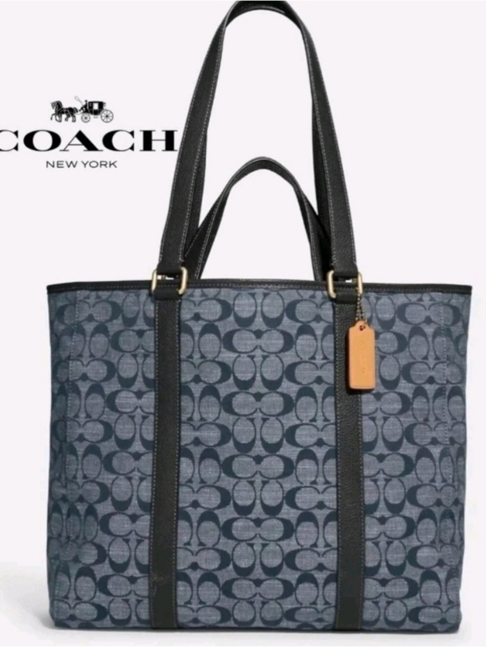 Coach Hudson Double Handle Tote Bag - Picture 11 of 11